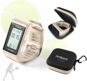 Digital padel score keeper watch with stopwatch and alarm