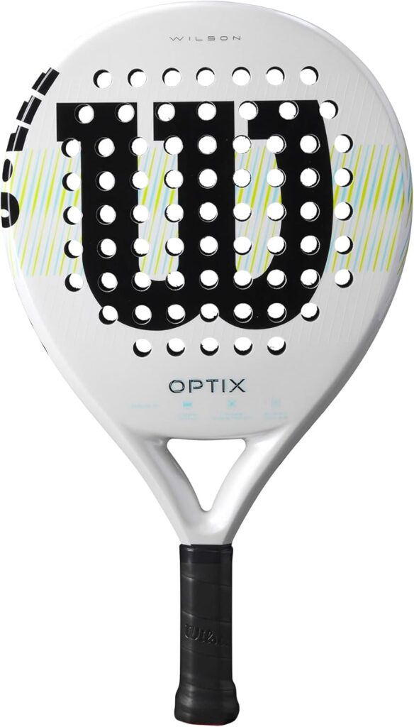wilson optix V1 padel review - white padel