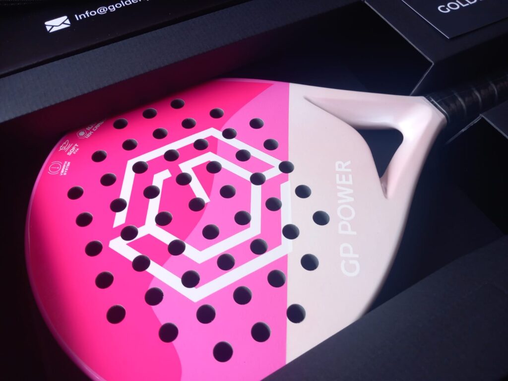 GP Power Padel Racket pink boxed