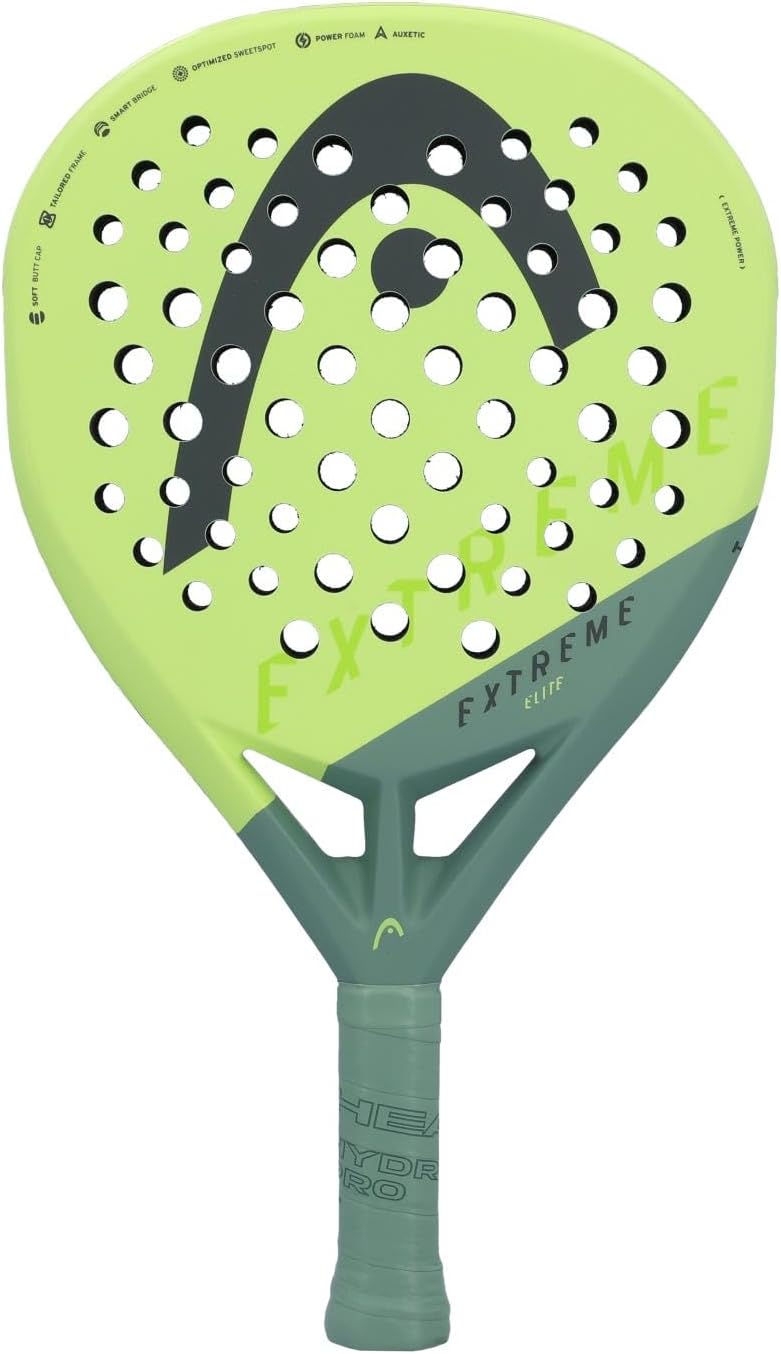 HEAD Extreme Elite padel racket 2025 for intermediate players - teardrop shape, carbon frame, Power Foam core