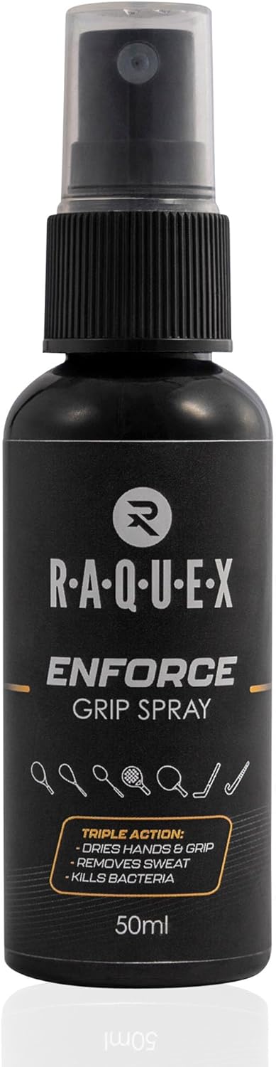 Raquex grip spray for padel rackets