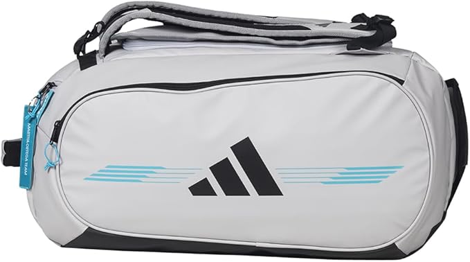 Adidas Protour 3.4 padel bag in offwhite Martita Ortega edition