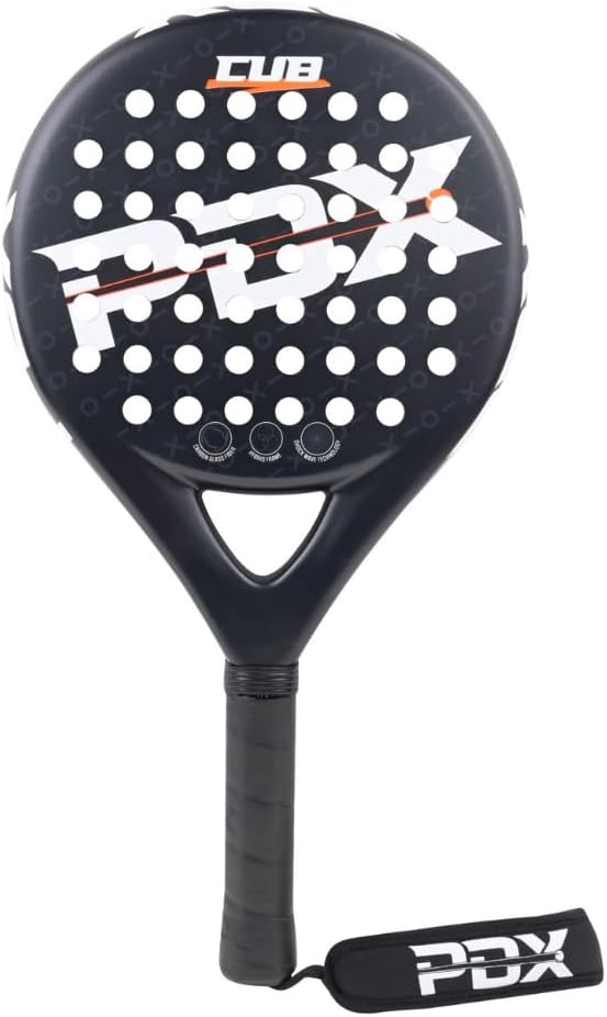 PDX Cub Kids padel racket lightweight round beginner junior padel racket UK for ages 6–10 with small grip