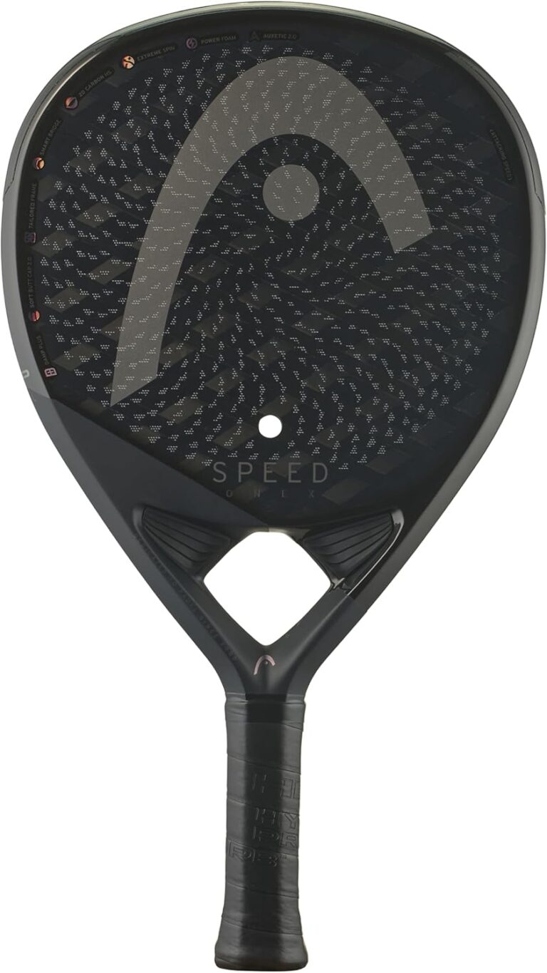 HEAD Speed One X 2025 padel racket front view – best padel racket 2026 with Auxetic 2.0 technology and 2D Carbon HS design