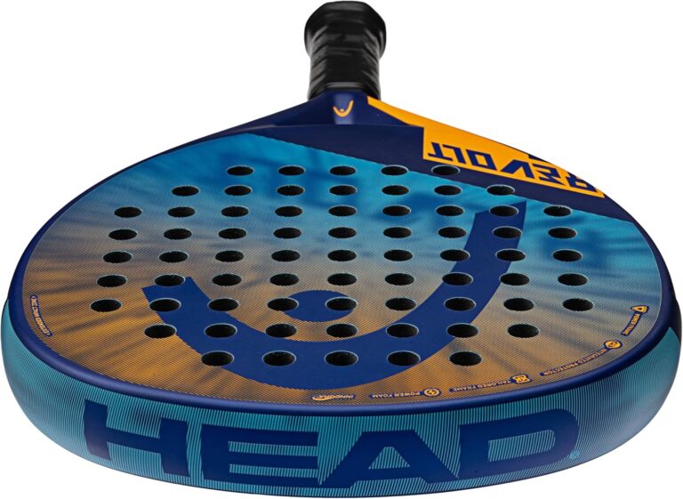 HEAD Revolt Padel racket blue and orange design