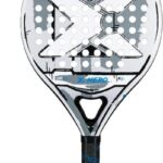 Nox X-Hero Padel Racket 2026 model in white with round shape and carbon fibre frame