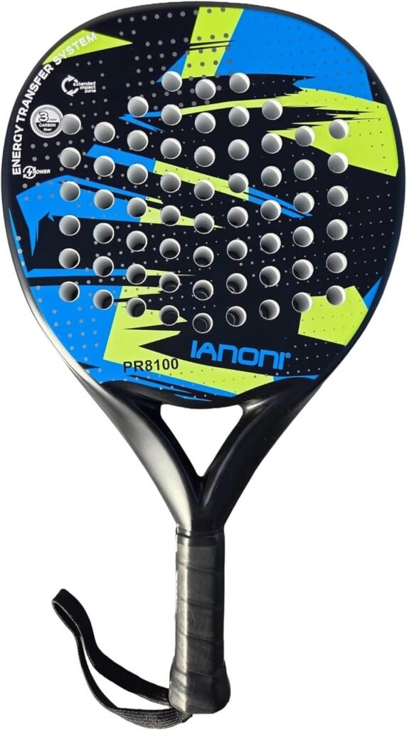 ianoni padel racket EVA memory foam core close-up